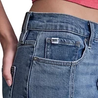 High Rise Seamed Classic Straight Jean with 3" Cuff