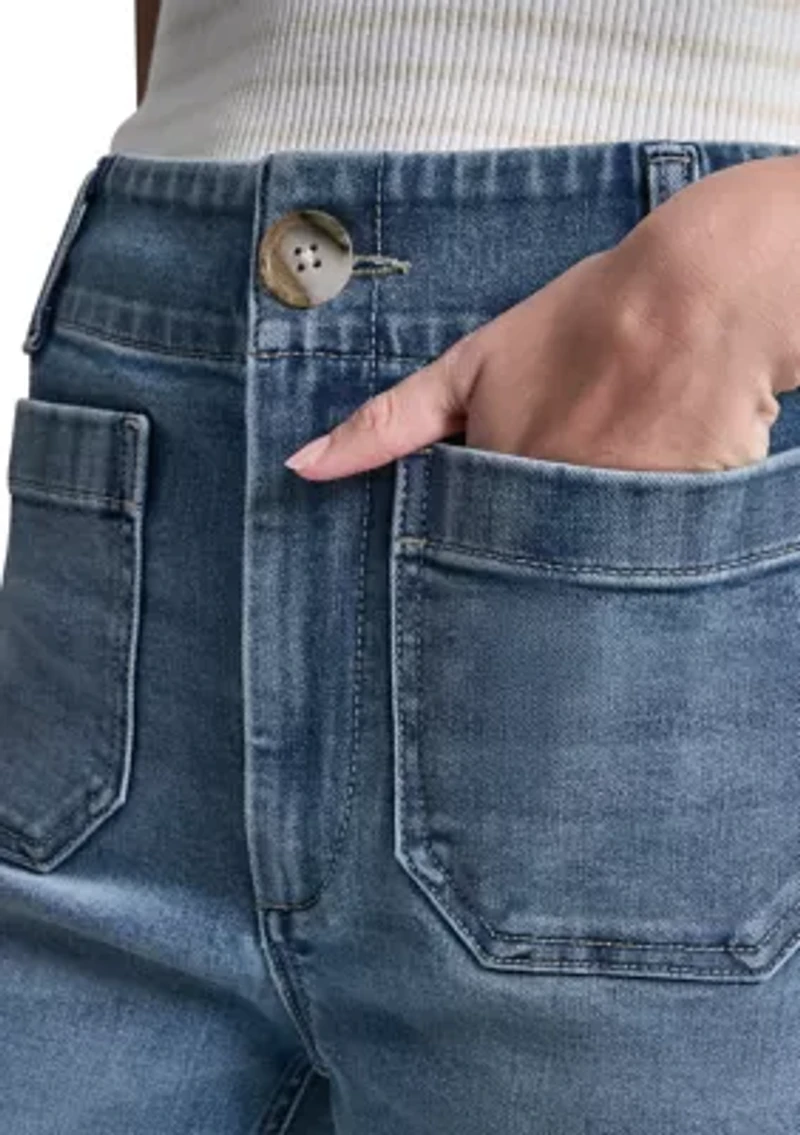 Women's High Rise Wide Leg  Jeans