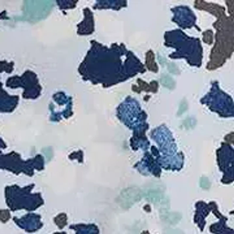 Flutter Sleeve Smocked Waist V-Neck Dress W/ Lace Insets