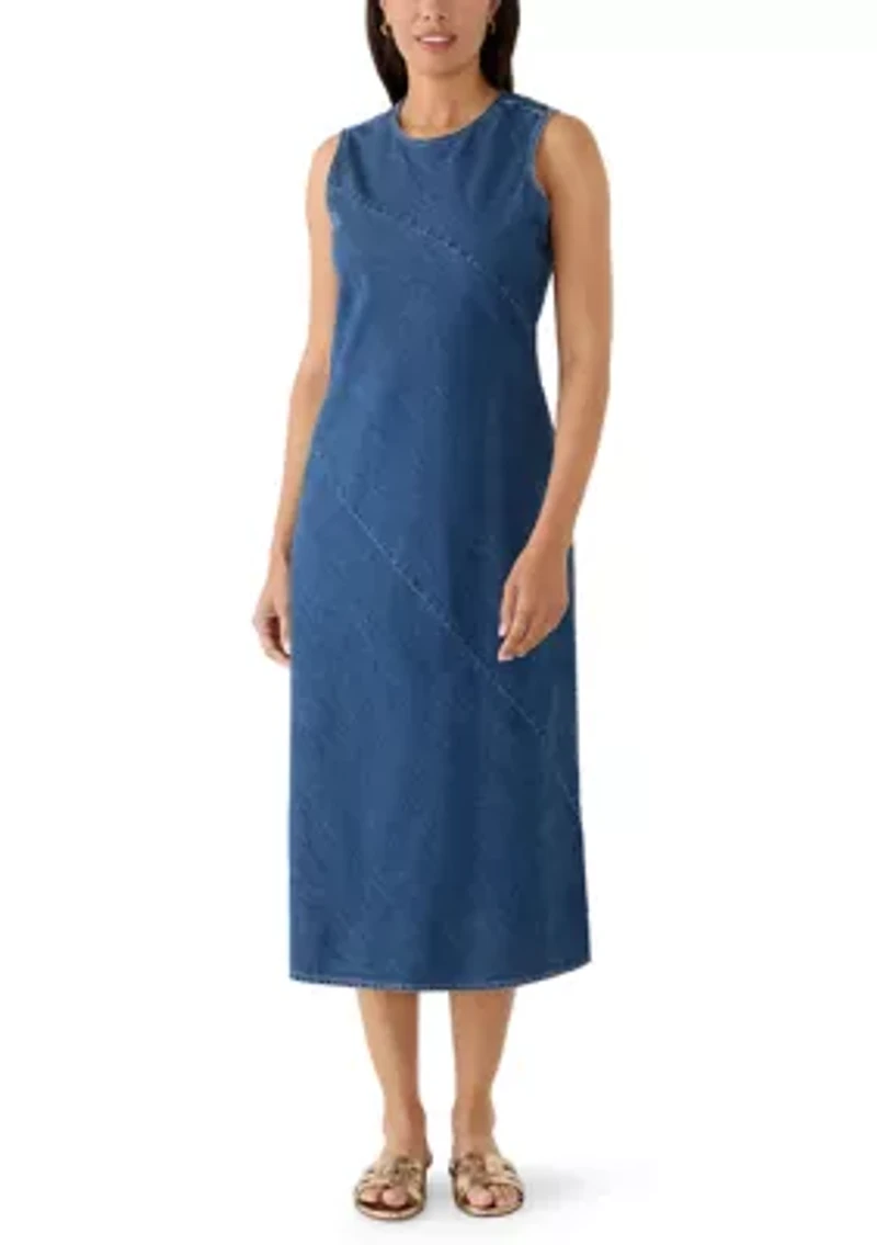 Women's Sleeveless Bias Cut Dress