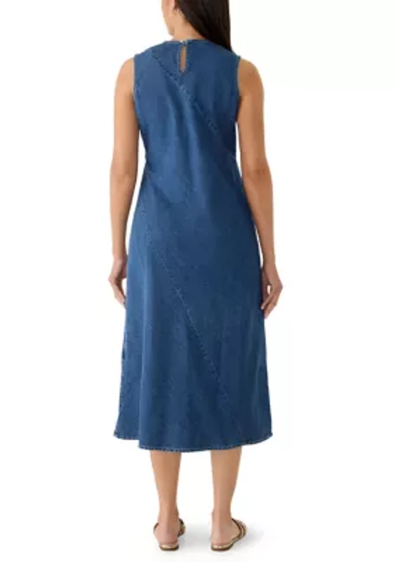 Women's Sleeveless Bias Cut Dress