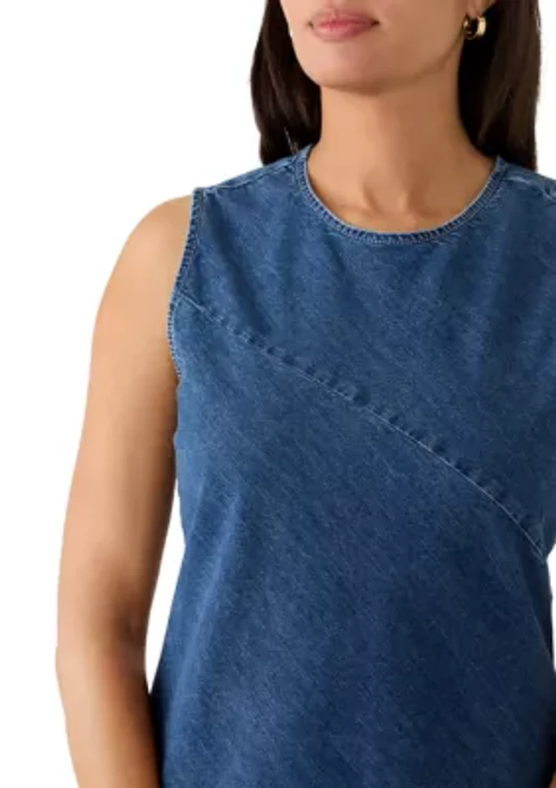 Women's Sleeveless Bias Cut Dress