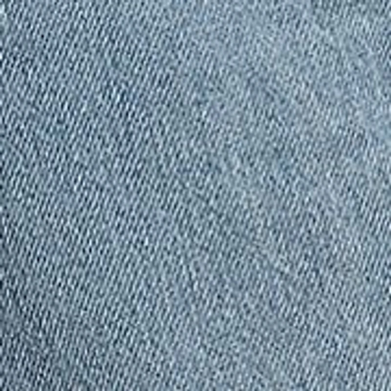 Women's Mid-Rise Flowy Relaxed Straight Leg Jeans with Drawcord Waistband