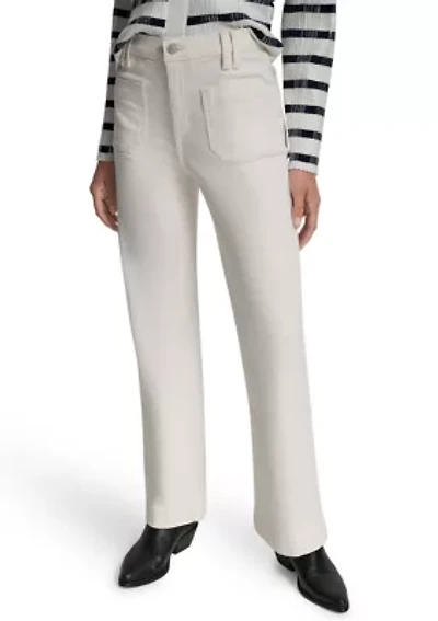 Women's Wide Leg 2 Pocket Denim Jeans