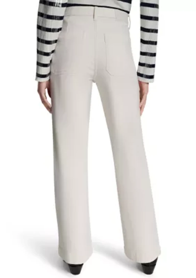 Women's Wide Leg 2 Pocket Denim Jeans