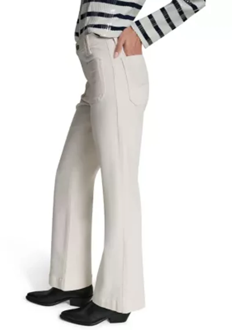 Women's Wide Leg 2 Pocket Denim Jeans