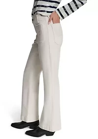 Women's Wide Leg 2 Pocket Denim Jeans