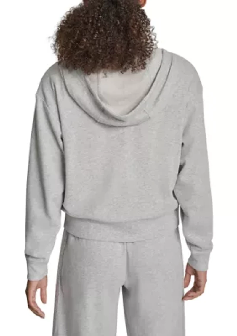 Women's Sequin Zip Front Hoodie