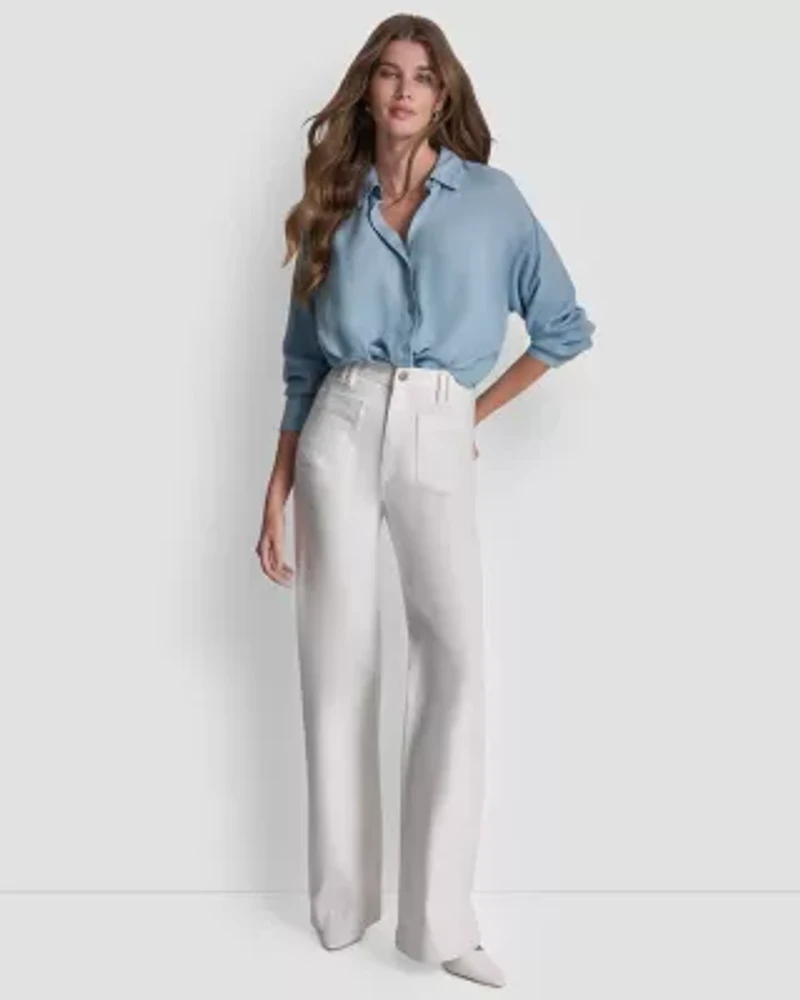 High Rise Relaxed Flare