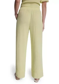 Women's Smocked Gauze Pants