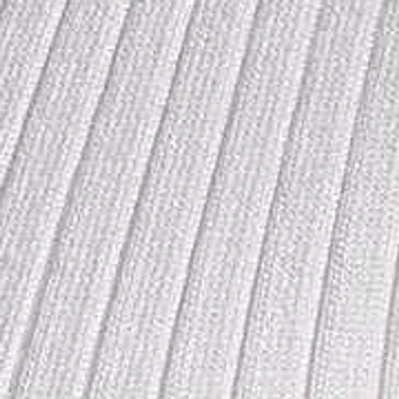 Short Sleeve Rib Polo W/ Logo Rhinestone Buttons