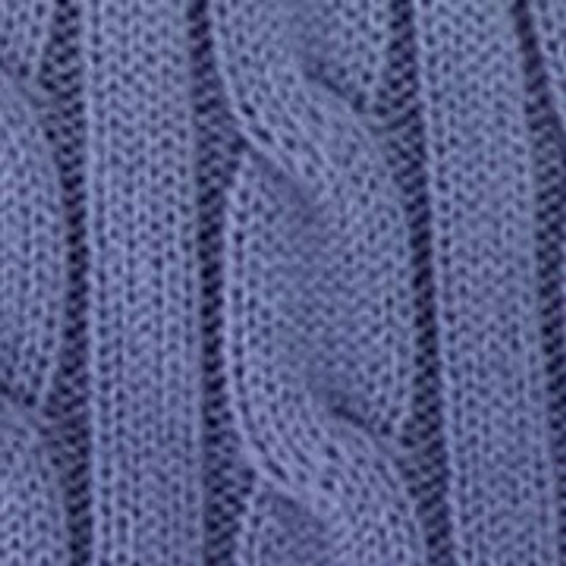 Women's Dip Dye V-Neck Cable Sweater