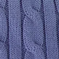 Women's Dip Dye V-Neck Cable Sweater