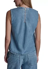 Women's A-Line Sleeveless Top