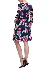 Materity Diana Nursing Faux Wrap Dress