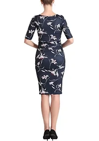 Beth Maternity Nursing Midi Dress