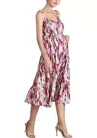 Adia Ruffle Maternity Jersey Sundress