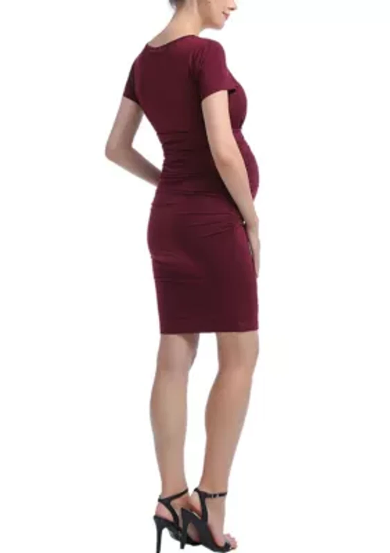 Lana Ruched Maternity Dress