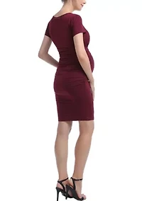 Lana Ruched Maternity Dress