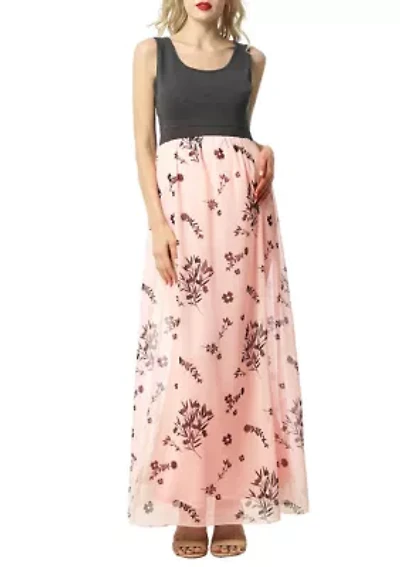 Maternity Miho Floral  Maxi Dress