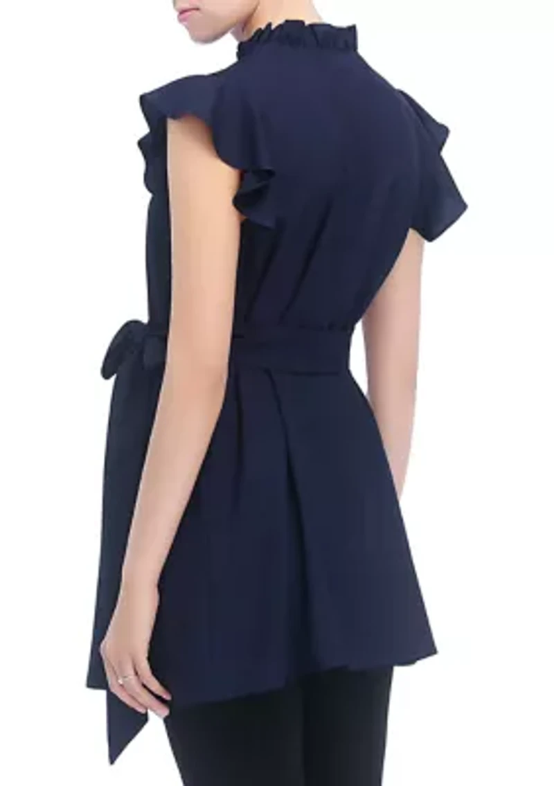 Maternity  Karlena Flutter Sleeve Top