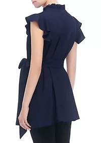 Maternity  Karlena Flutter Sleeve Top