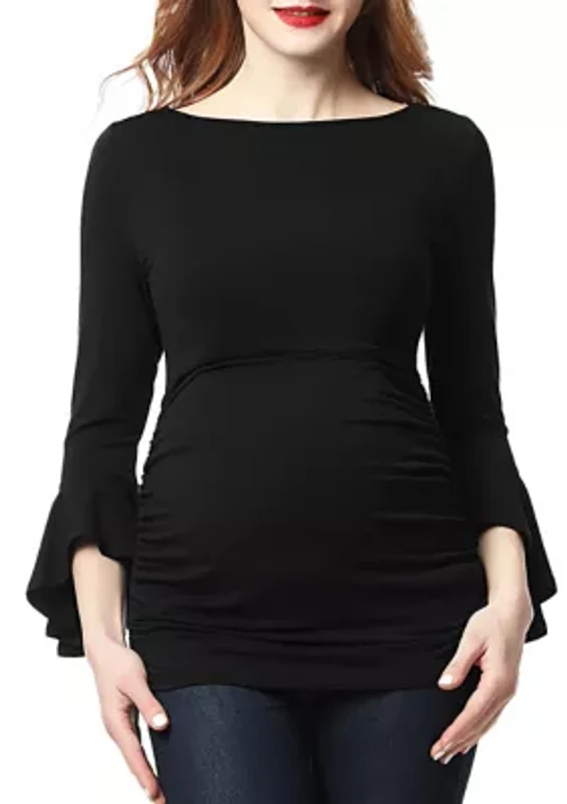 Maternity Andrea Ruched Top