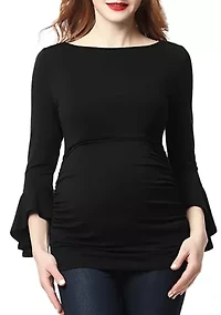 Maternity  Andrea Ruched Top