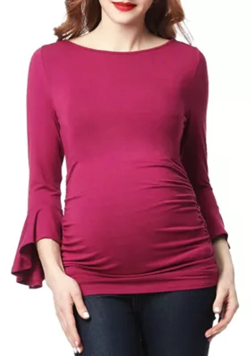 Maternity  Andrea Ruched Top