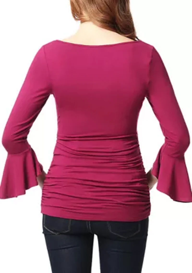 Maternity  Andrea Ruched Top