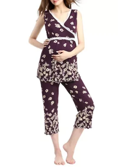 Maternity Nursing  Loren Pajamas Sleepwear Set