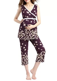 Maternity Nursing  Loren Pajamas Sleepwear Set