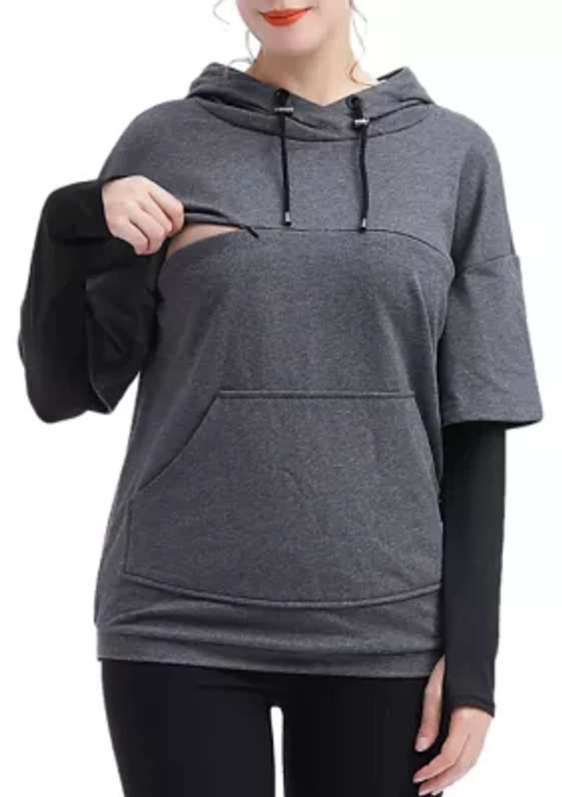 Maternity Bobo Nursing Performance Hoodie