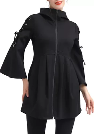 Maternity Lyla Fit & Flare Hooded Jacket