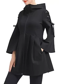 Maternity Lyla Fit & Flare Hooded Jacket