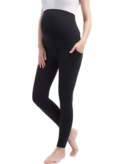 Maternity Joi Belly & Back Support Pocket Leggings (28" Inseam)