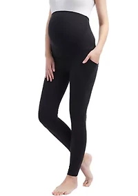 Maternity Joi Belly & Back Support Pocket Leggings (28" Inseam)