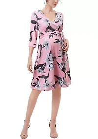 Materity Gracie Faux Wrap Dress