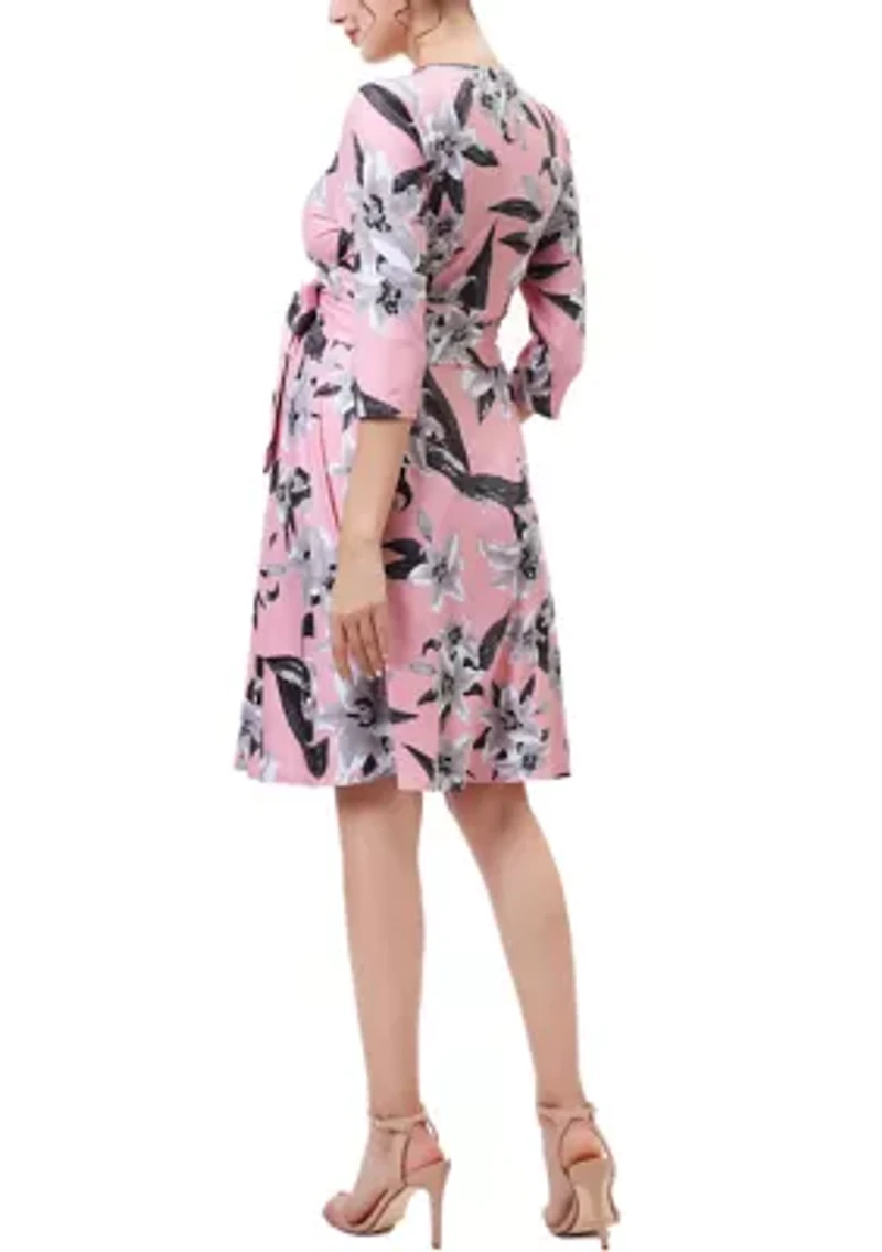 Materity Gracie Faux Wrap Dress