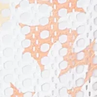 Women's Printed Textured Knit T-Sleeve Top