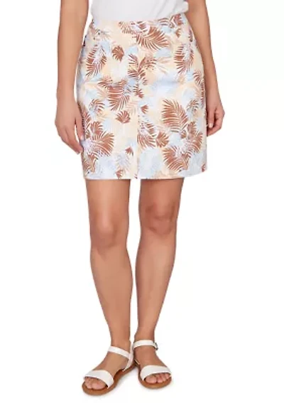 Women's Printed Tech Stretch Pull On Skort