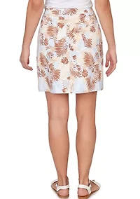 Women's Printed Tech Stretch Pull On Skort