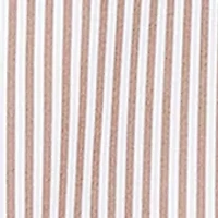 Women's Vertical Stripe Woven Popover Top