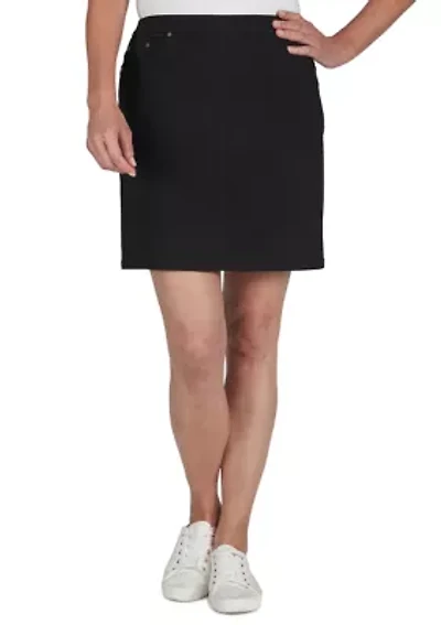 Tech Stretch Pull On Skort with Elastic Waistband