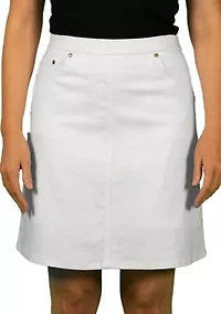 Tech Stretch Pull On Skort with Elastic Waistband