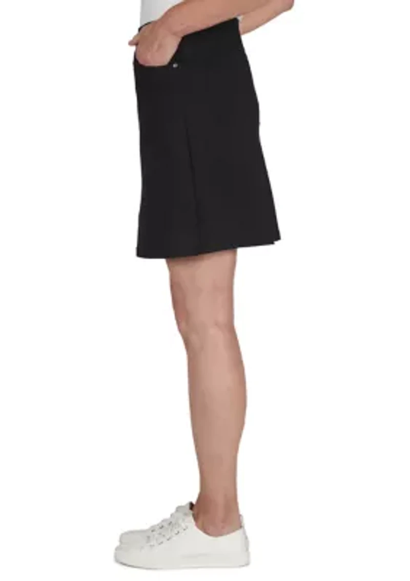 Tech Stretch Pull On Skort with Elastic Waistband