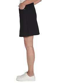 Tech Stretch Pull On Skort with Elastic Waistband