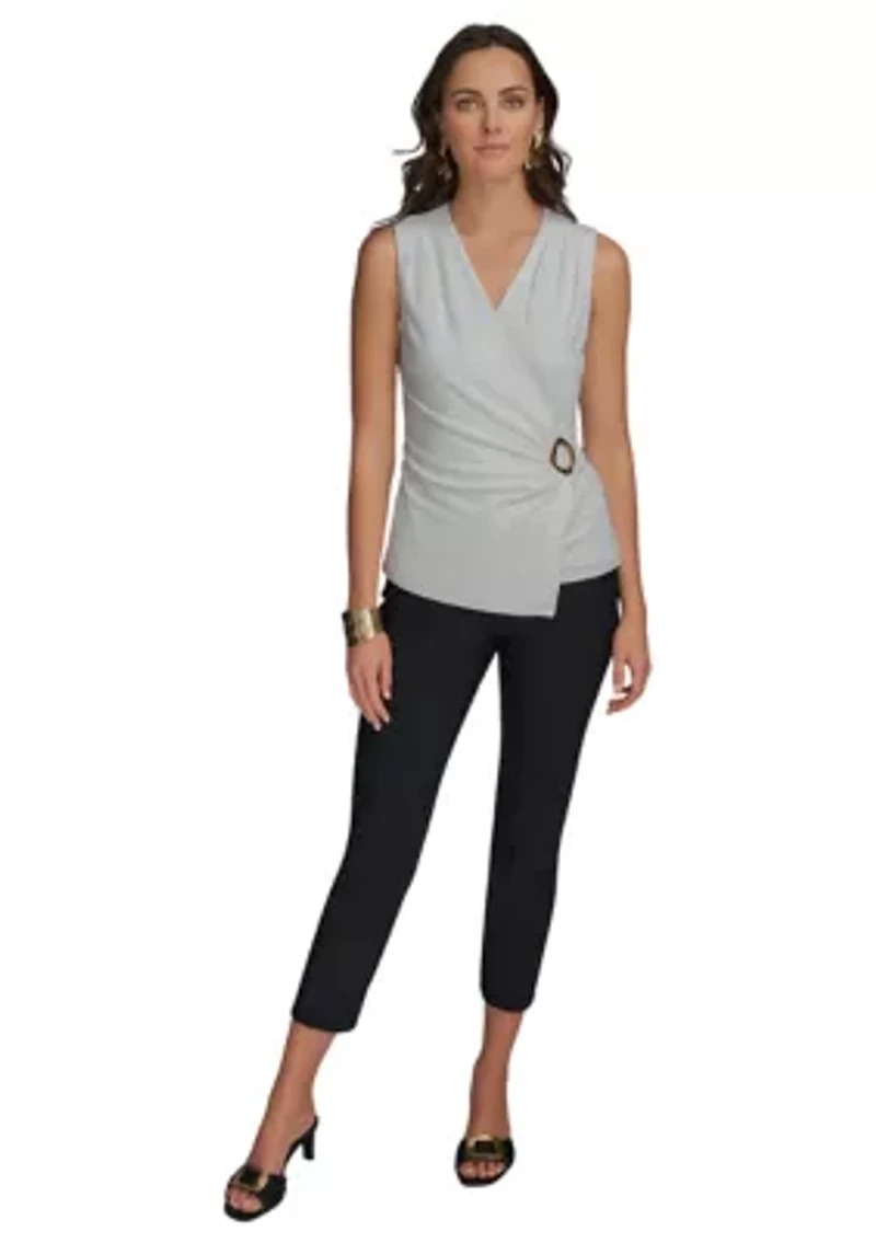 Women's Sleeveless Hardware Top