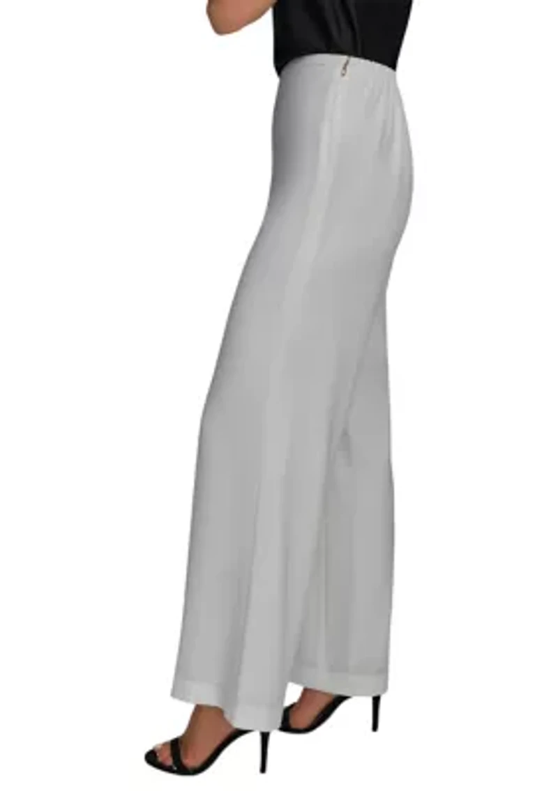 Women's Wide Leg Pull On Pants