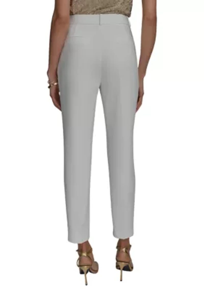 Women's Flat Front Straight Pants